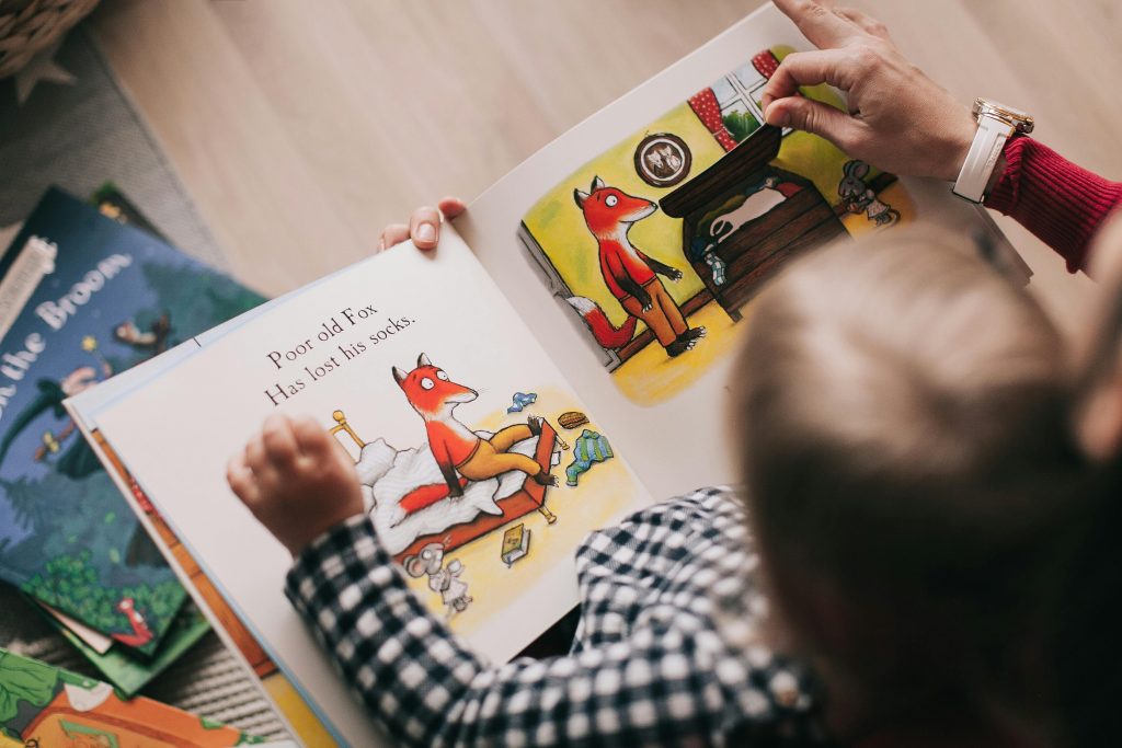 Gemeinsames Vorlesen in der Kindertagespflege